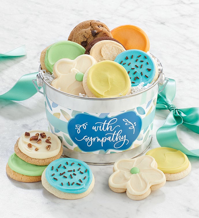 With Sympathy Cookie Gift Pail